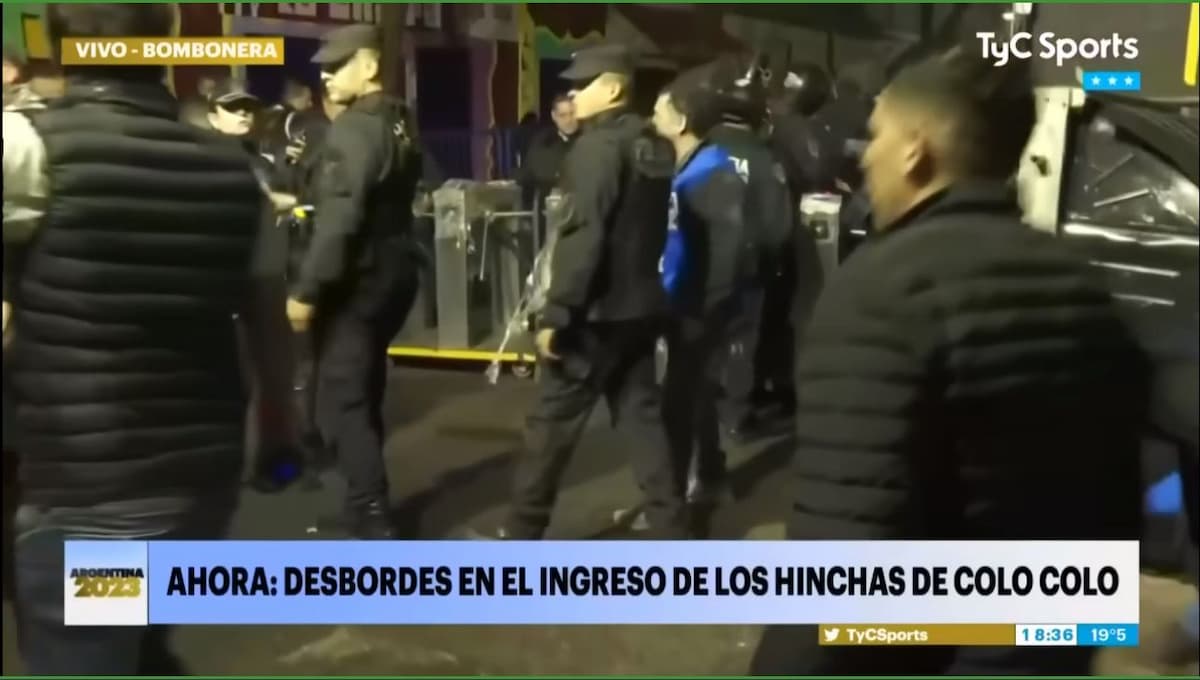 incidentes boca colo colo