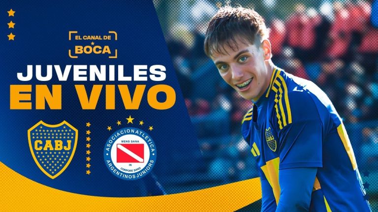 BOCA vs ARGENTINOS JUNIORS EN VIVO | FECHA 25 | TORNEO de JUVENILES | EL CANAL DE BOCA