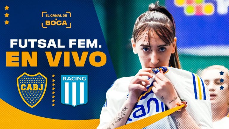 BOCA vs RACING EN VIVO | FUTSAL FEMENINO - CUARTOS DE FINAL (PARTIDO 2) | EL CANAL DE BOCA