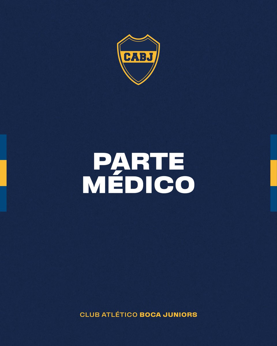 from:bocajrsoficial #partemedico